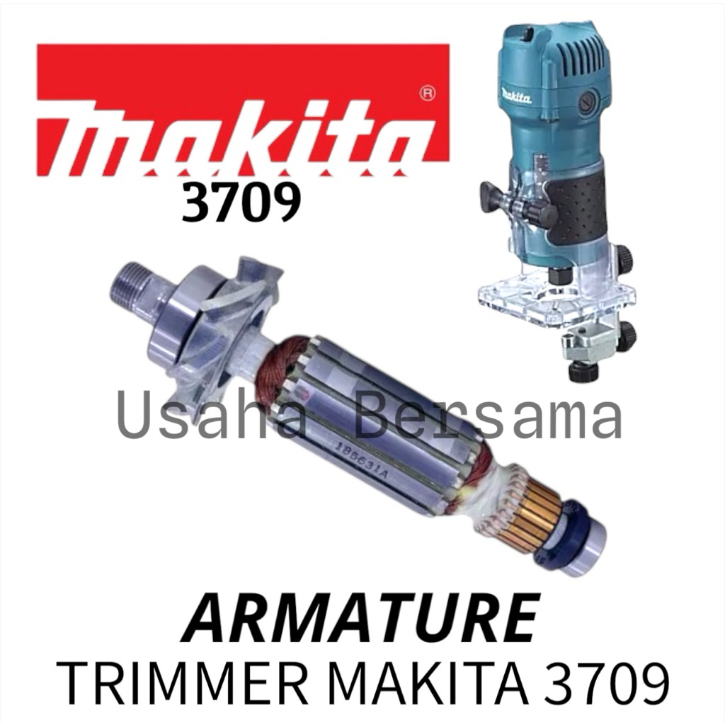 ARMATURE MAKITA TRIMMER 3709 / ANGKER PROFIL KECIL MAKITA 3709