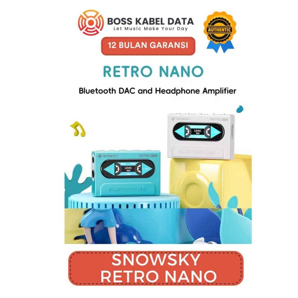 Fiio Snowsky Retro NANO Portable Wireless Dongle DAC and Headphone Amplifier