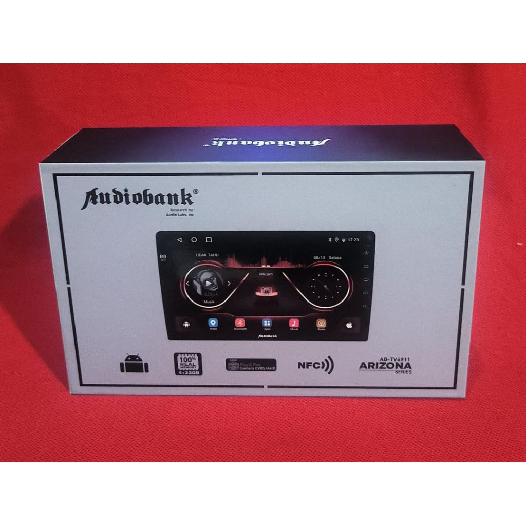 Head unit android Audiobank Arizona series 9inch ram 4/32 GB NFC