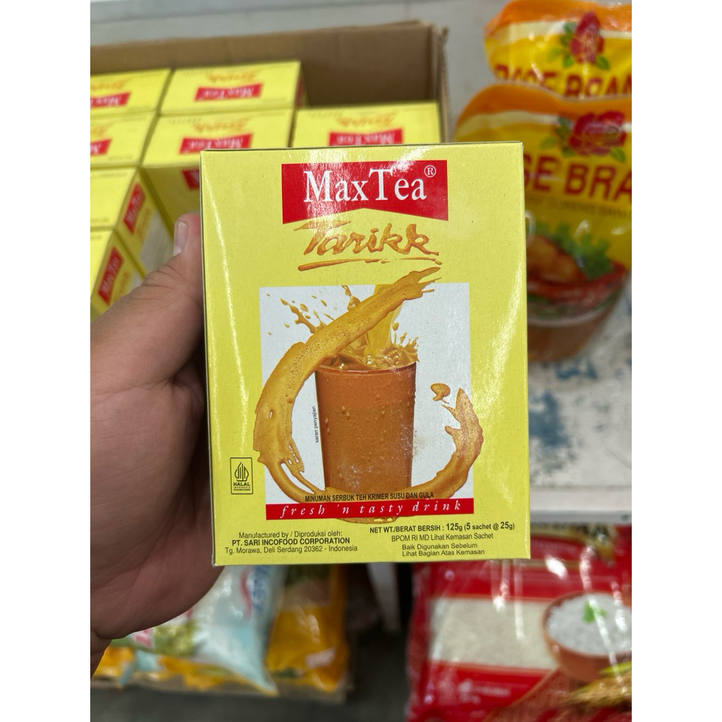 

MaxTea Tarikk 125gram box (5x25)