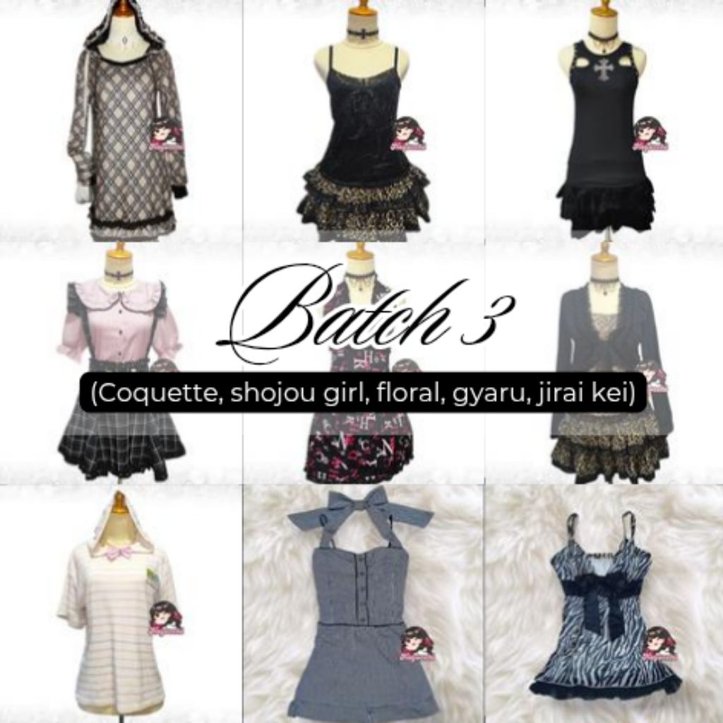 Kawaii J-fashion Batch III (TRALALA, MA*RS, CECIL MCBEE)