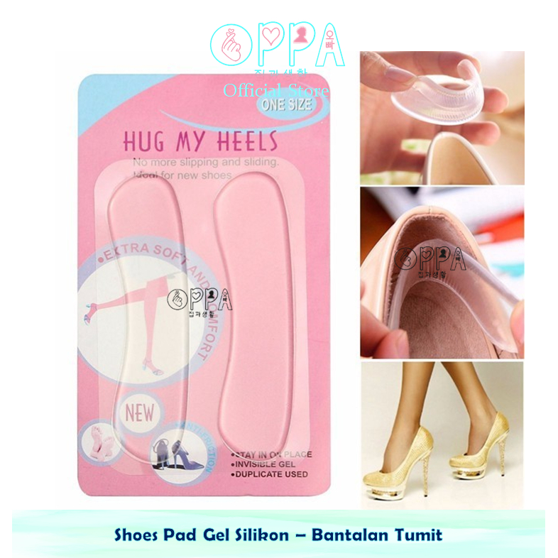 OPPA - Shoes Pad Gel Silikon – Bantalan Tumit Belakang Anti Lecet & Nyaman