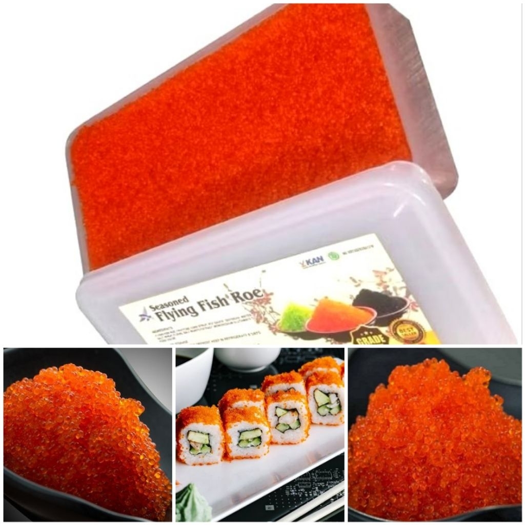 

Tobiko Orange / Tobiko Telur Ikan | Berat Bersih 50gr