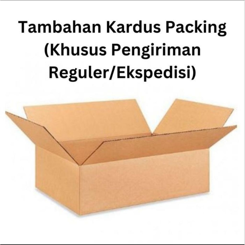 

Tambahan packing kardus khusus pembelian produk