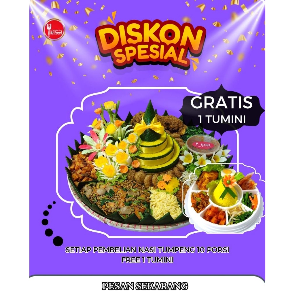 

Tumpeng Nasi / Tumpeng nasi kuning / Nasi tumpeng / Nasi kuning / Nasi tumpeng ultah / 10 porsi