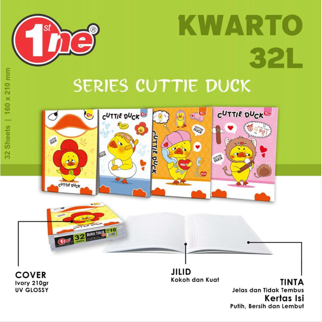 

[1PAK=10BUKU] BUKU TULIS 32 LEMBAR DINO DINOSAURUS BEAR CUTE BERUANG