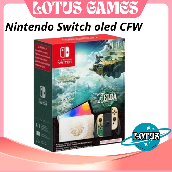 Nitendo Switch Zelda Oled Cfw isi full game
