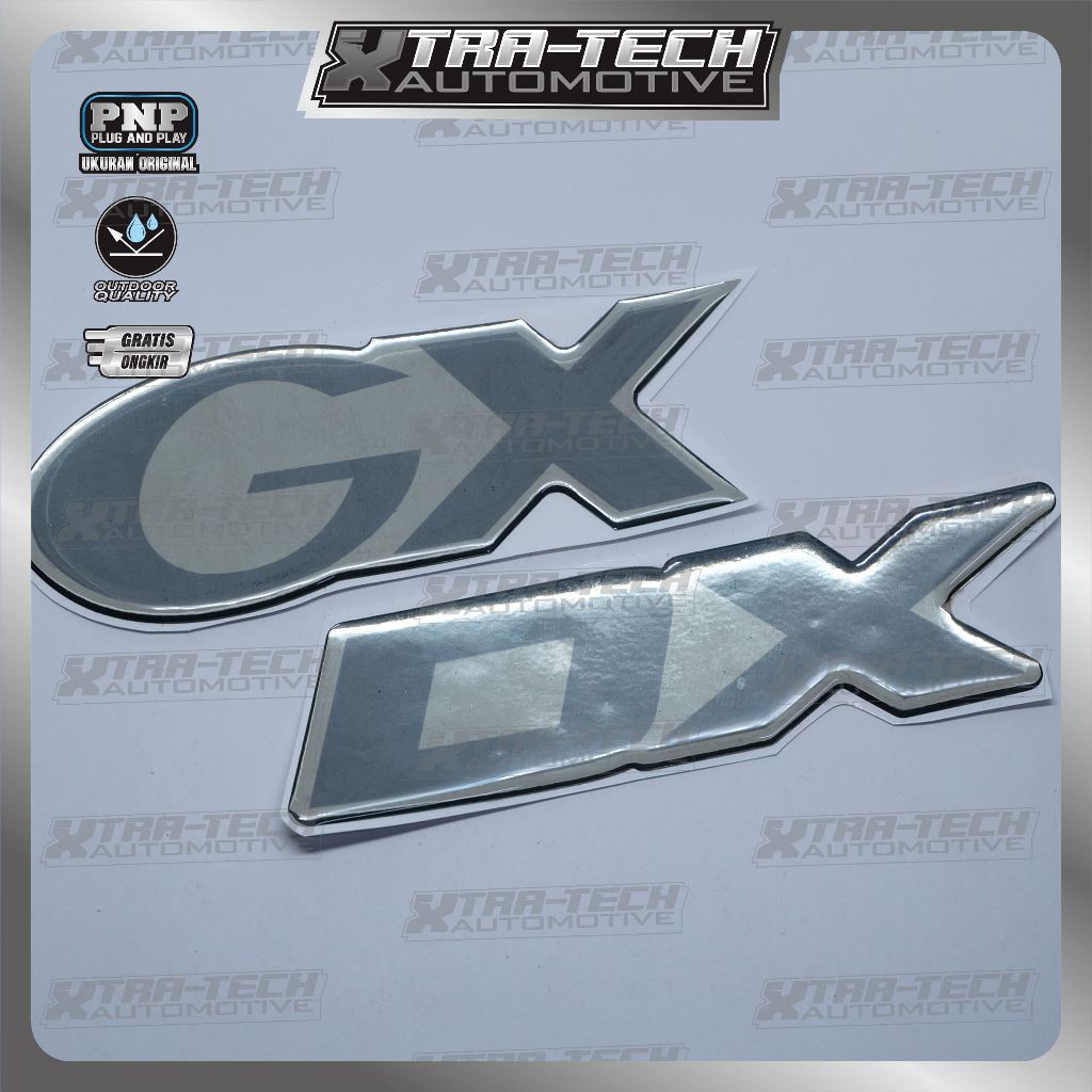 Emblem pintu belakang suzuki katana / emblem gx suzuki katana / emblem dx suzuki katana