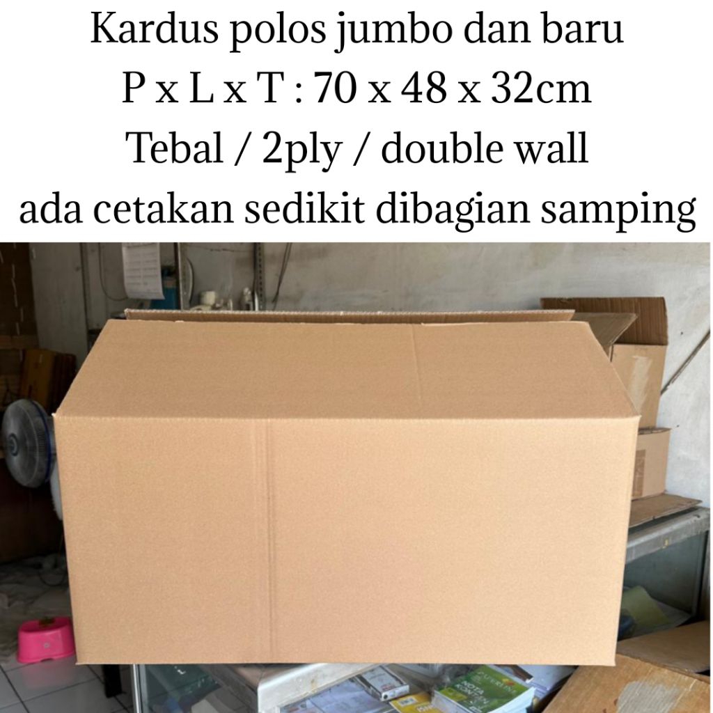 

Kardus jumbo baru/kardus besar/kardus super besar/kardus packing pindahan karton box. Dus dusan