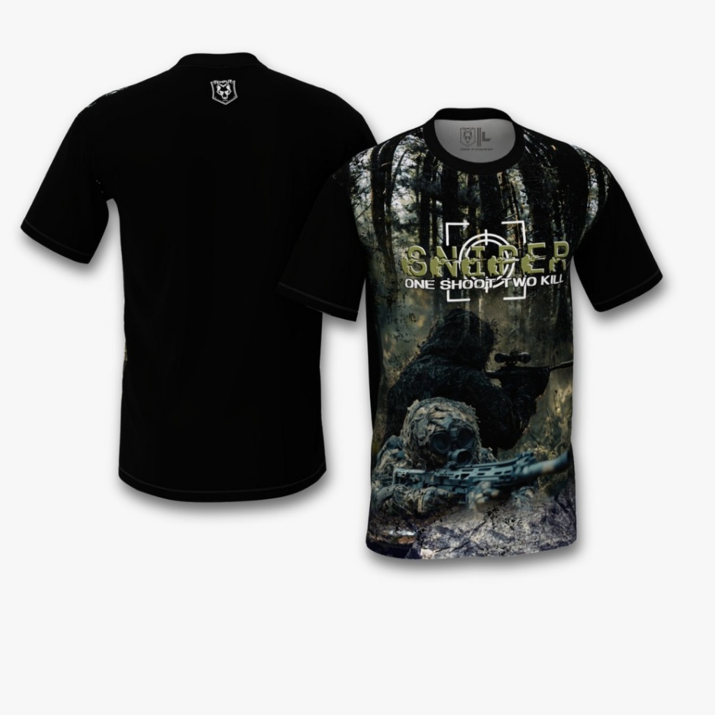 Baju tactical lengan pendek- kaos jersey printing