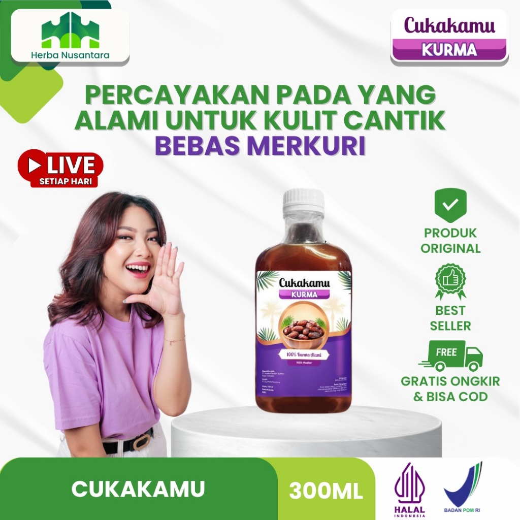 

Cukakamu Kurma Percaya Pada yang Alami Untuk Kulit Cantik Bebas Merkuri