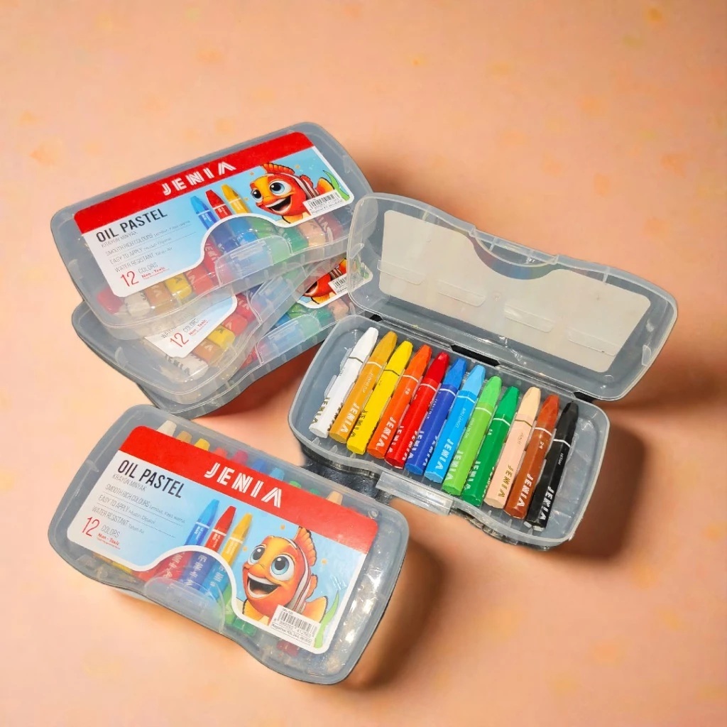 

OIL PASTEL 12W JENIA OPL-12S1 ( KRAYON MINYAK 12 WARNA )