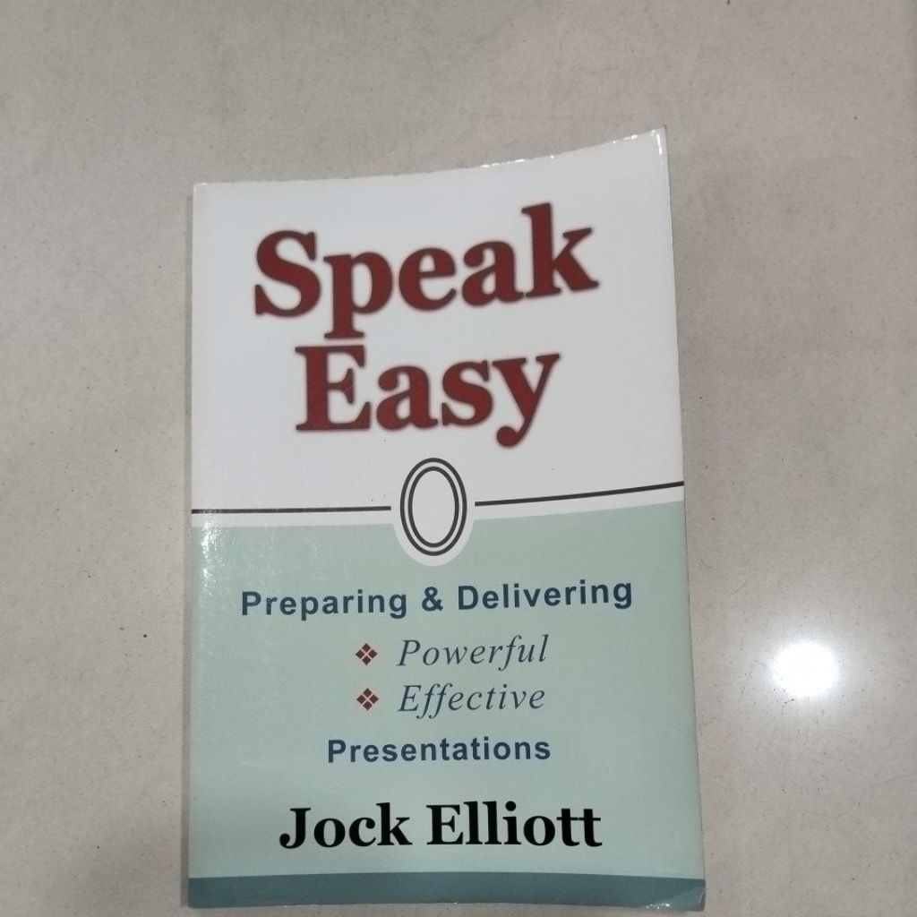 BUKU ORIGINAL SPEAK EASY