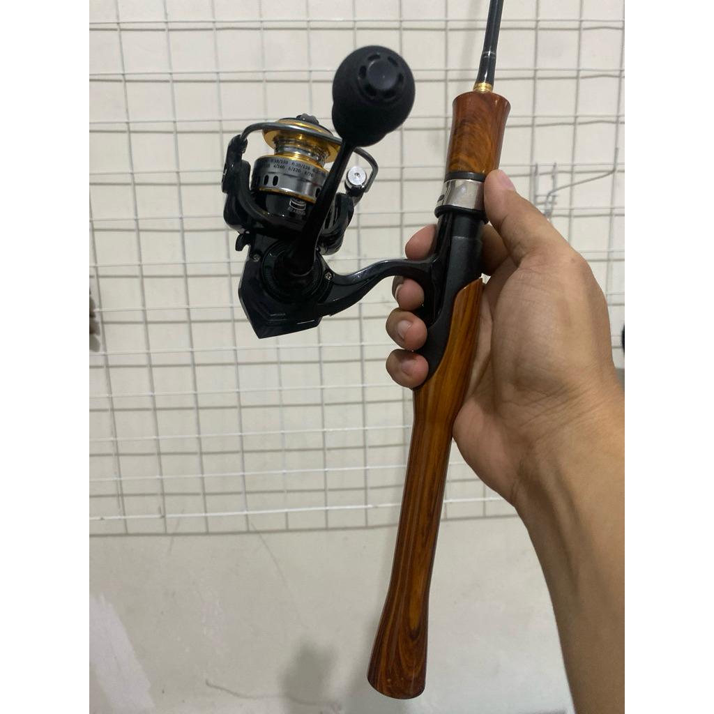 FullSet pancing lentur carbonSolid Reel besi