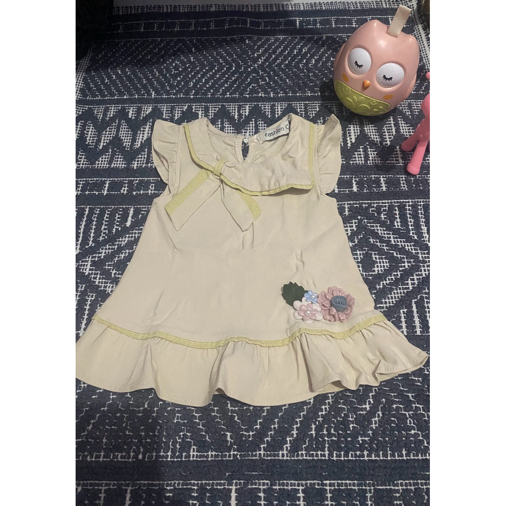 Dress/ Baju Bayi perempuan 0-3 bulan