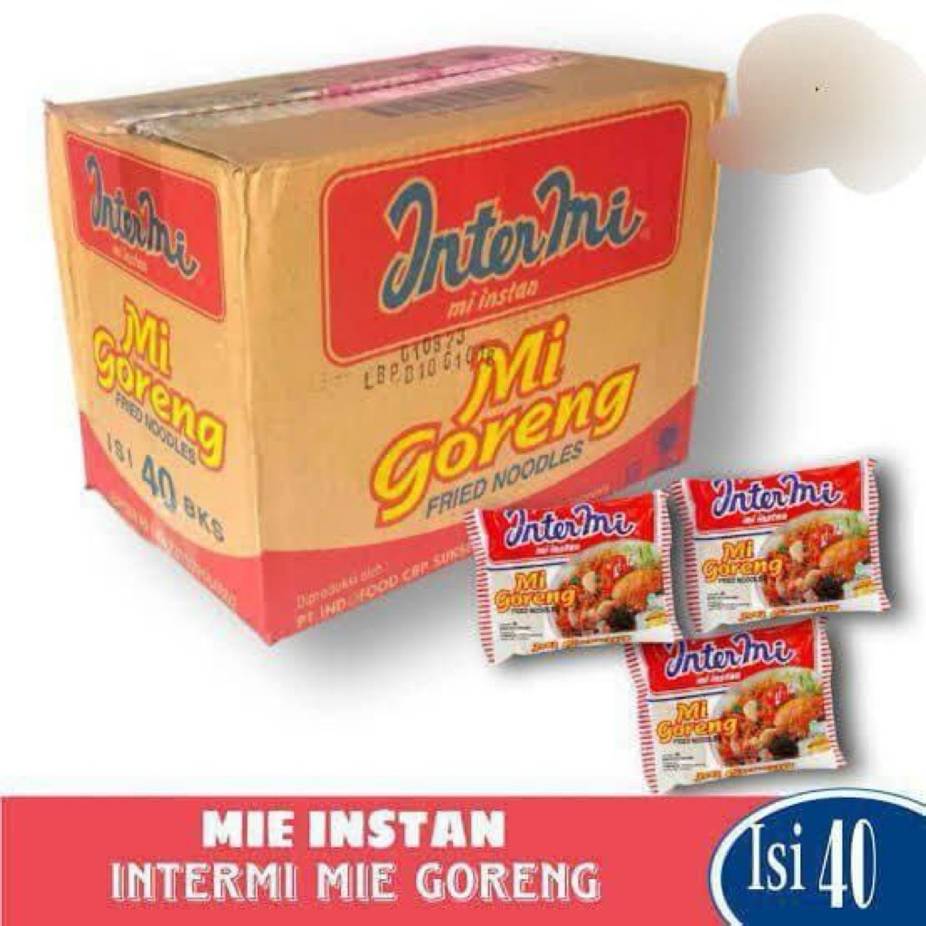 

Inter Mi Goreng 1 karton/mie goreng
