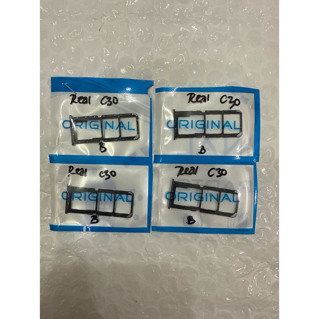 simtray slot sim realme C30 hitam
