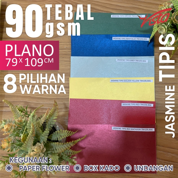 

Kertas jasmine (TIPIS) Warna 90gr undangan backdrop paper flower bunga flamingo kerajinan