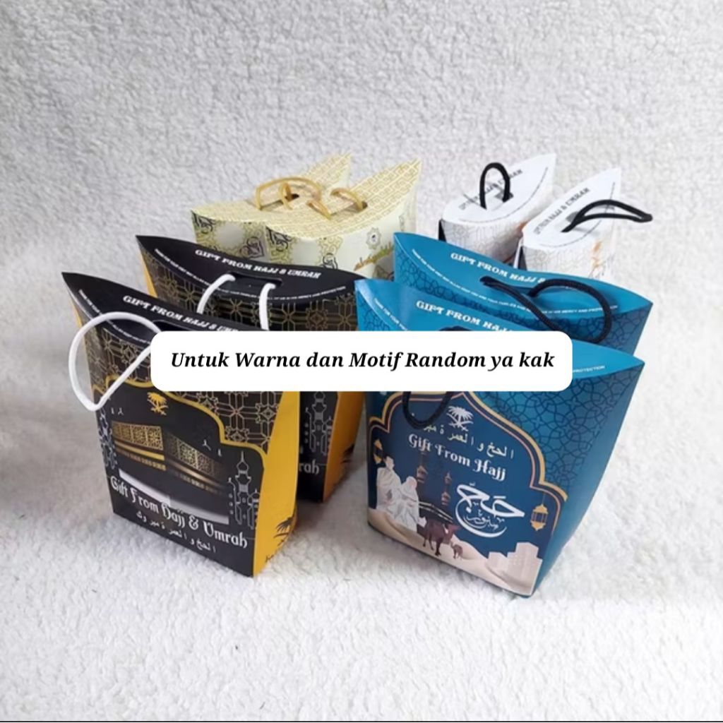 

TAS OLEH OLEH HAJI UMROH PAPERBAG PARCEL HAMPERS DUS