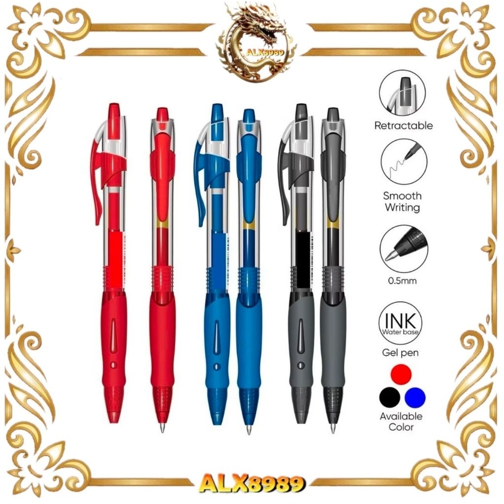 

1LUSIN (12PCS) PULPEN MEKANIK GP-265 BRUSH WITH 0,5MM A NEUTRAL PEN PULPEN KUALITAS BAGUS PENA