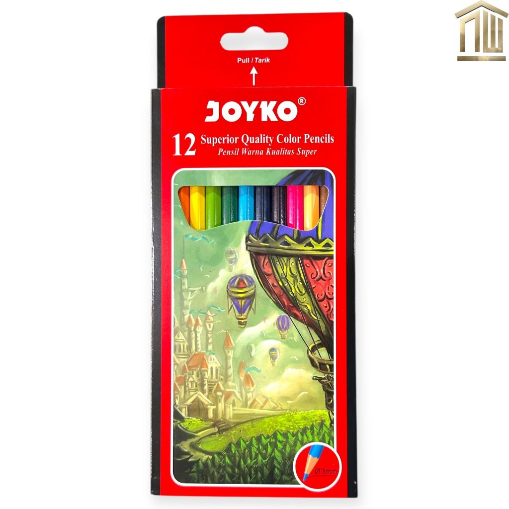 

Pensil Warna Joyko Panjang 12 Warna CP-100