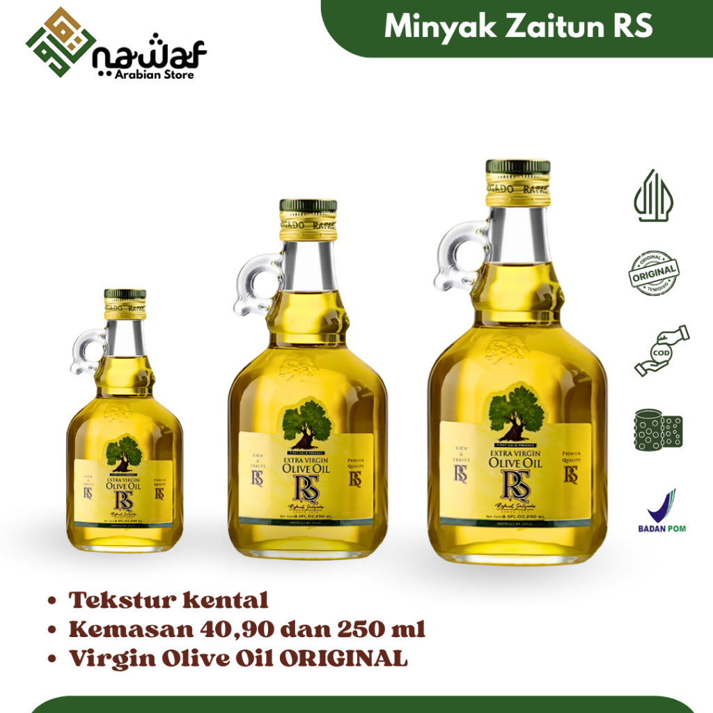 

RS Rafael Salgado Extra Virgin Olive Oil Minyak Zaitun 40 ml Murah Original
