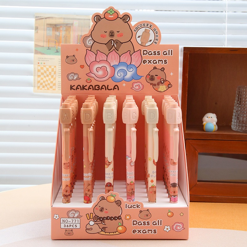 

PULPEN ERASABLE GEL PENA PEN LILO STITCH CAPYBARA KAPIBARA MODEL ABCD