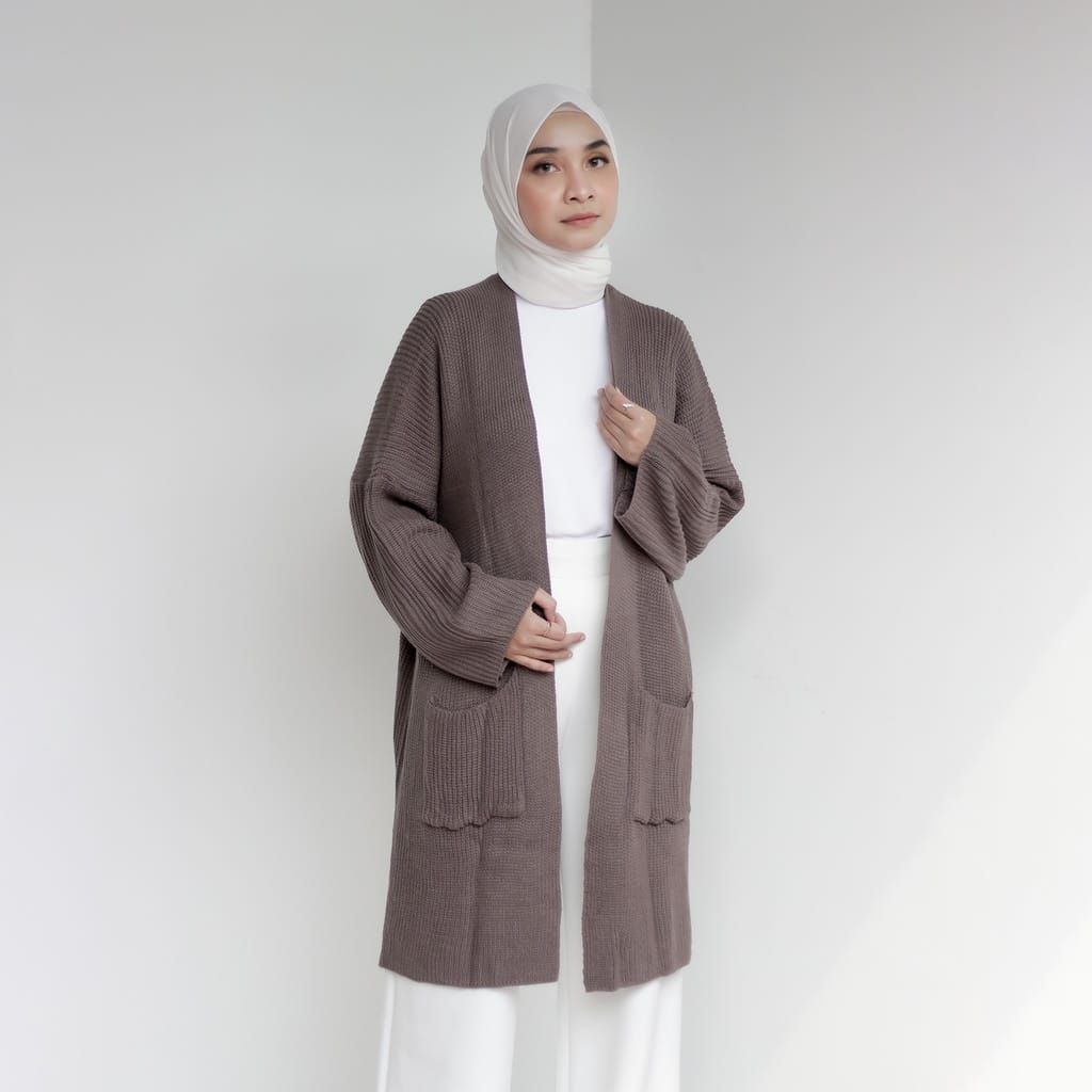 Cardy Long Cardigan Rajut / Outer Long Cardy Rajut Premium Cardigan Rajut Outer Rajut / Outer Long T
