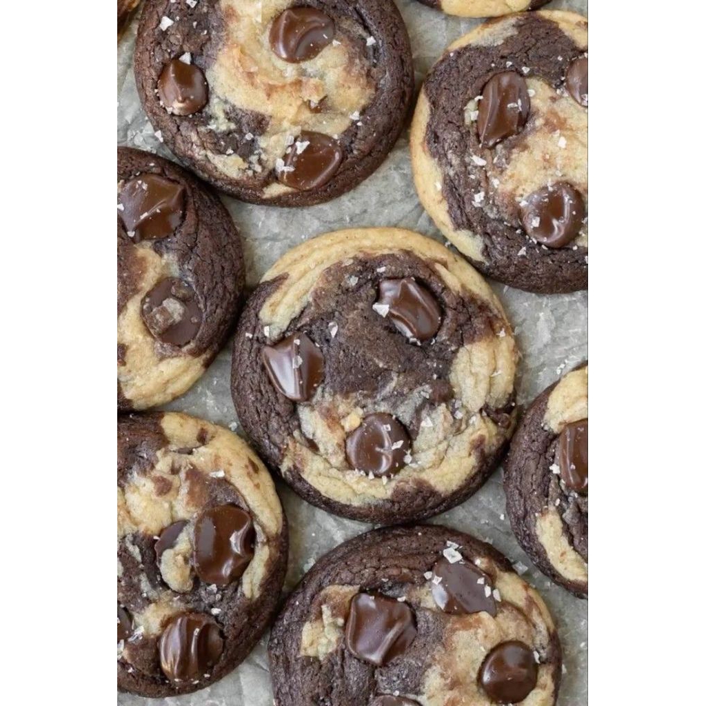 

Marble Cookies garing chuwy lumer gurih