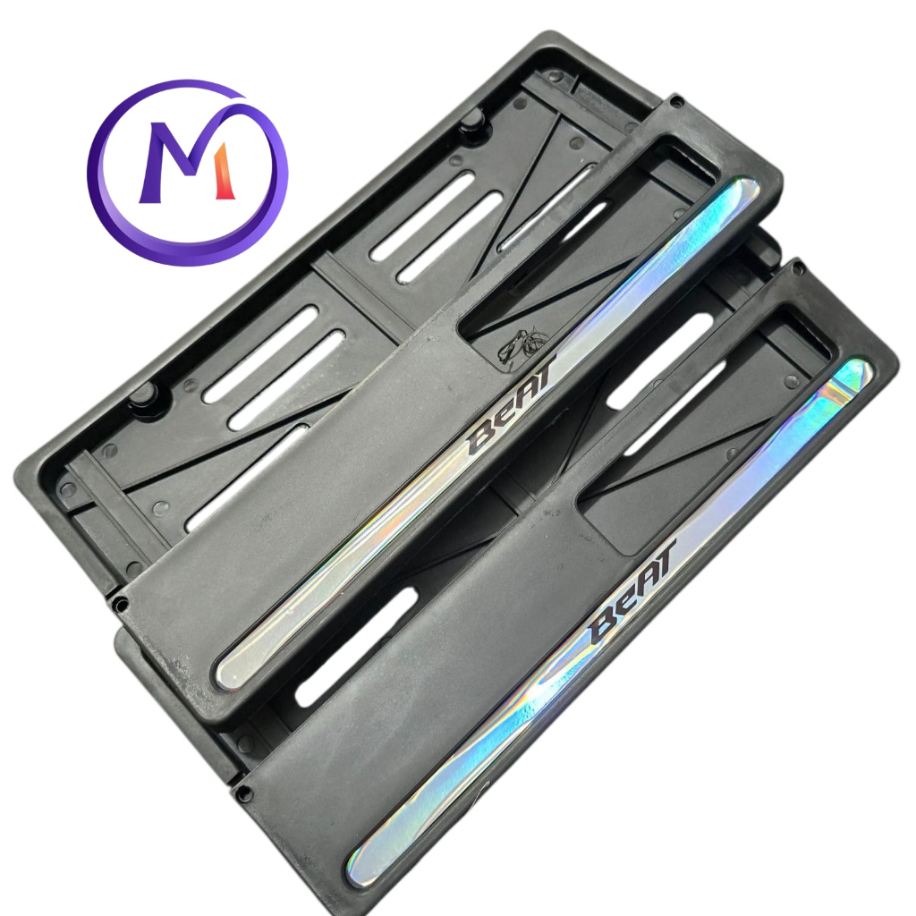 COVER PLAT NOMOR MOTOR LIST HOLOGRAM BEAT DUDUKAN PLAT NOMOR MOTOR BEAT HARGA MURAH