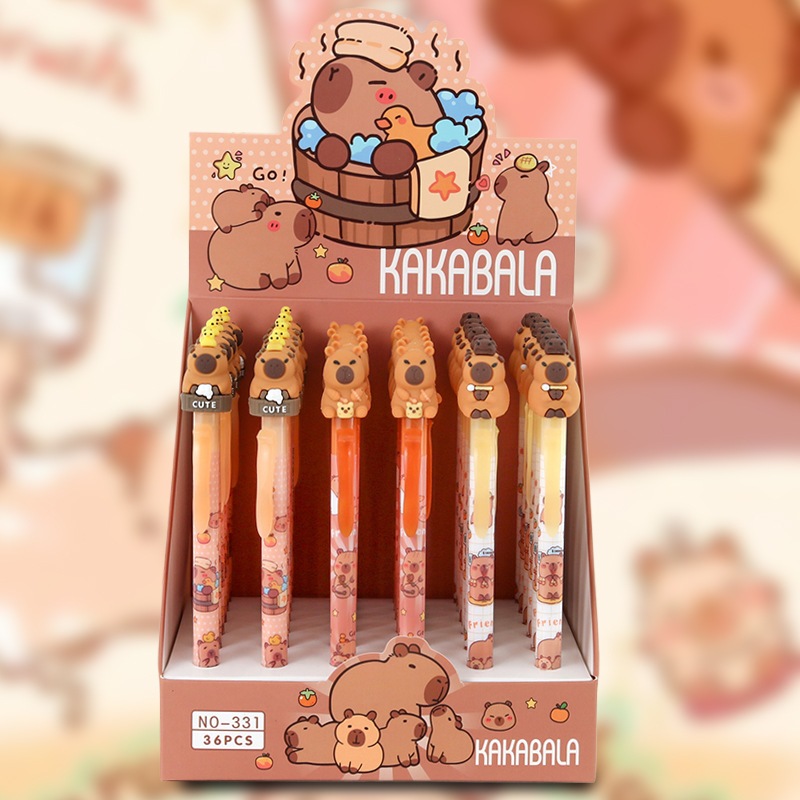 

Pena Capybara Erasable NO-331 Pena Capybara Bisa Di Hapus Pen Pulpen Capybara Gel Pen Pulpen Cetek Capybara MOMO078