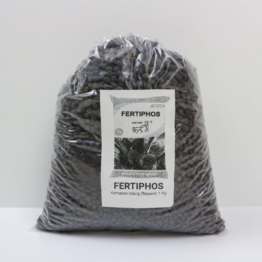 Pupuk TSP SP Fertiphos Hitam 1Kg Repack - Pak Tani Original untuk Pertanian