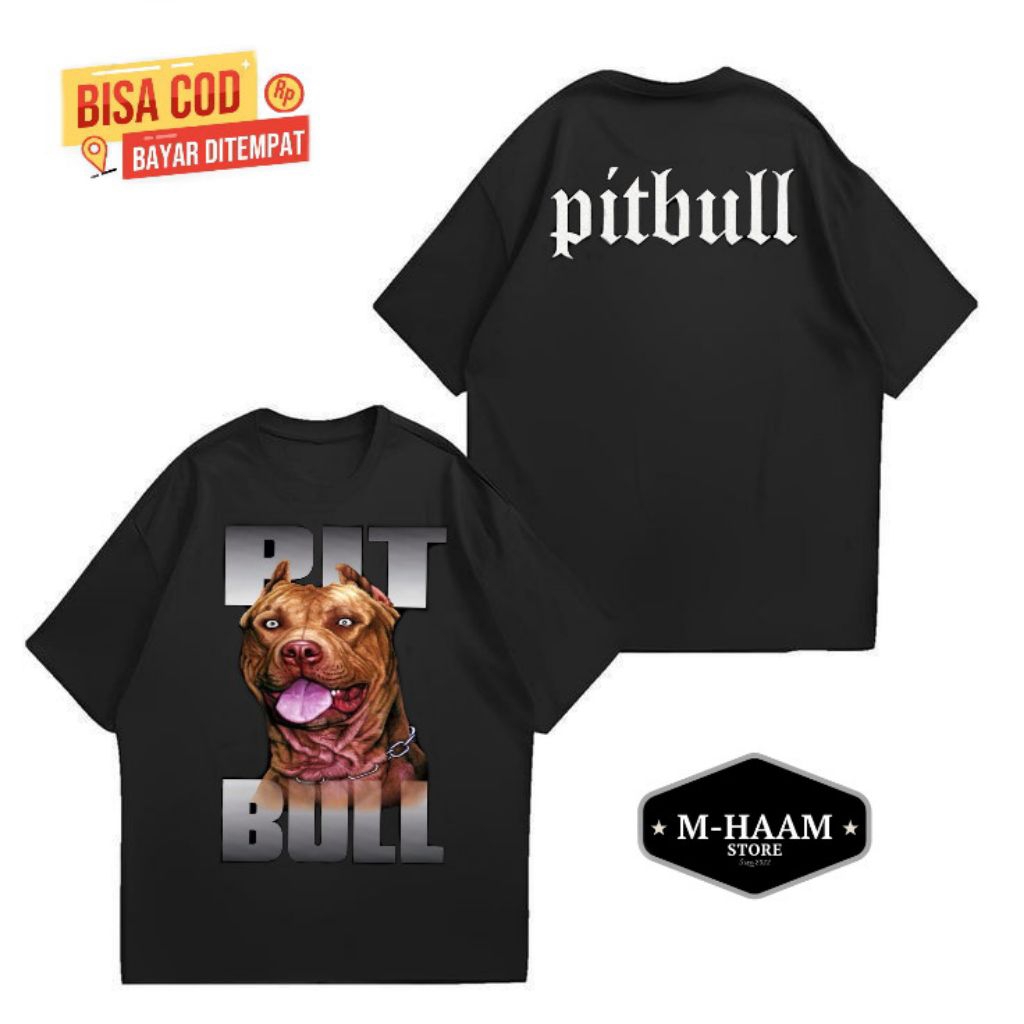 M-HAAM Store Baju Kaos Tshirt Distro Pria Wanita Pitbull
