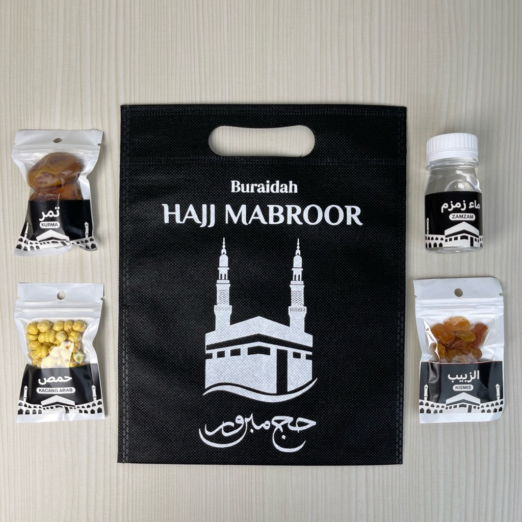 

Paket Tabuk Hampers Souvenir Tas Jinjing Spunbond Gift Snack Oleh Oleh Dan Haji Umroh Khas Arab Premium