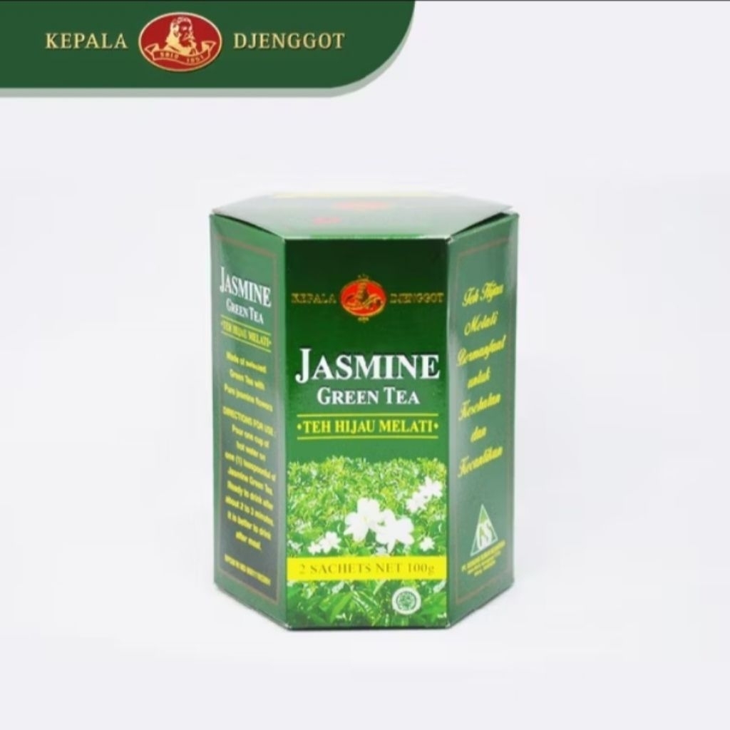 

Kepala Djenggot Jasmine Green Tea – Teh Hijau Melati 100g (2 Sachet)