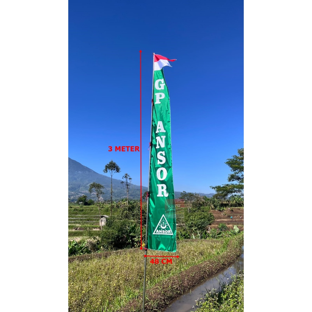 BENDERA UMBUL - UMBUL BANDIR GP ANSOR MURAH