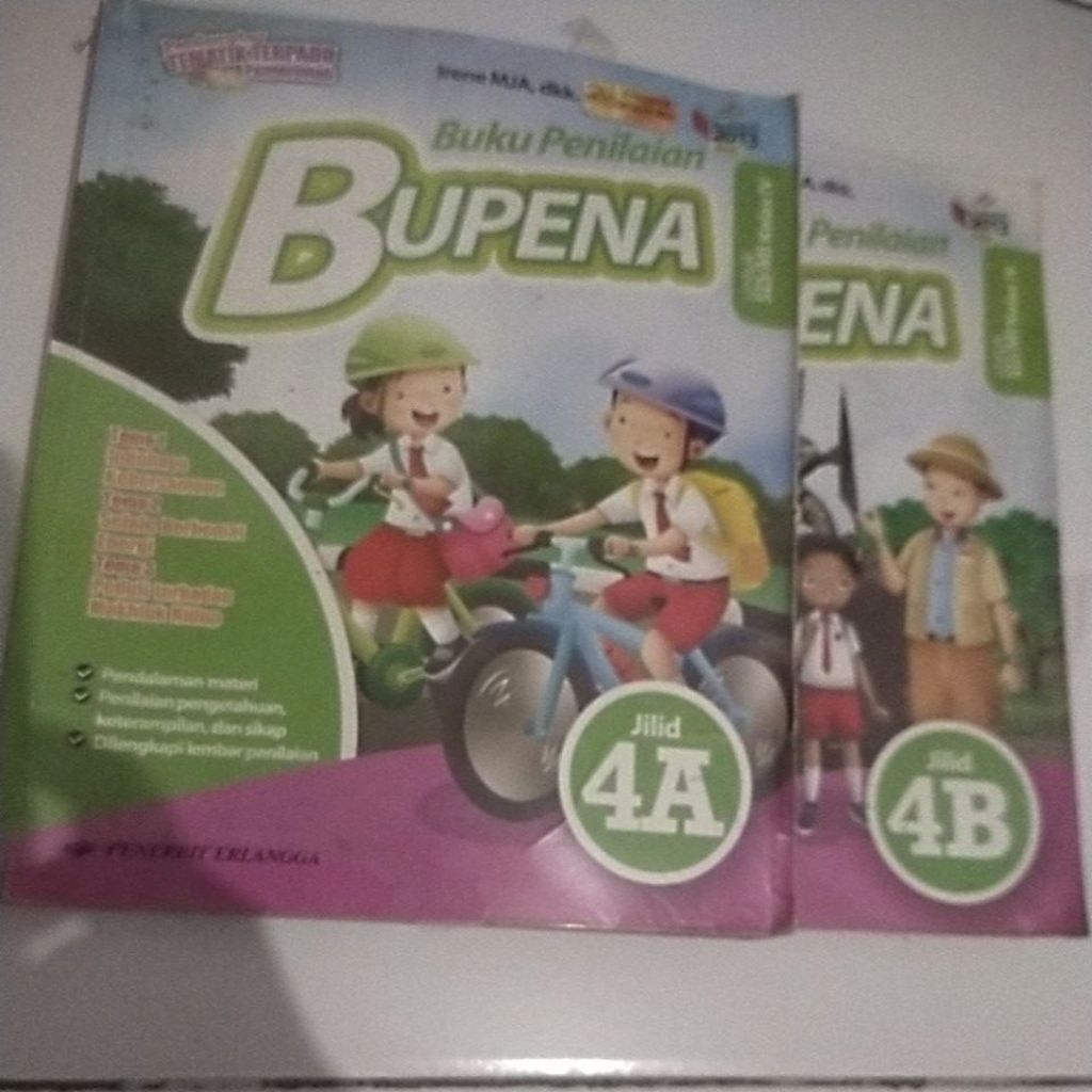 Buku Sekolah BEKAS ORI BUPENA Kelas 4 Erlangga Kurikulum 2013 Revisi