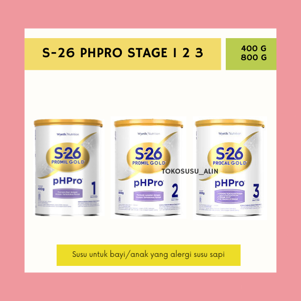 S-26 PHPRO PROMIL GOLD 1 / S-26 PHPRO PROMIL GOLD 2 / S-26 PHPRO PROCAL GOLD 3 800 G