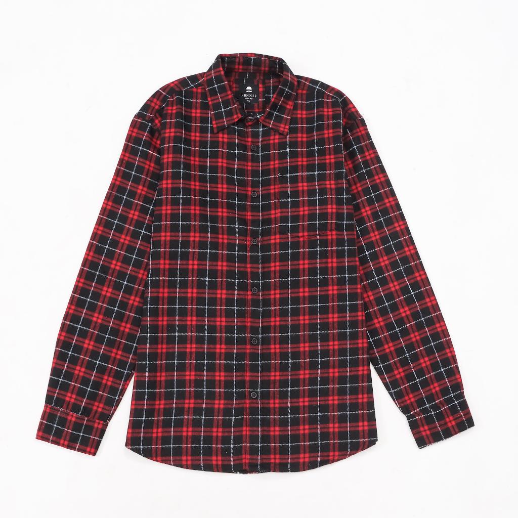 Hommes Apparel FS154 Red Rose Flannel Shirt