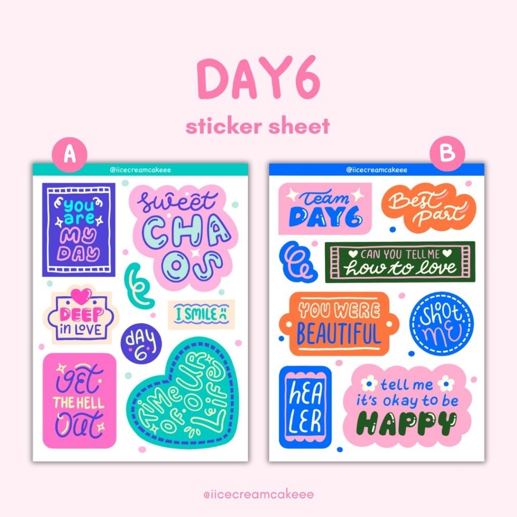 

DAY6 sticker sheet by iicecreamcakeee