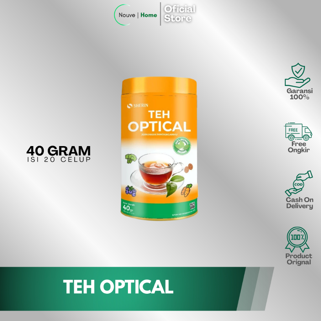 

TEH OPTICAL - Teh Optical Kemasan Kaleng - Isi 20 Kantong Teh Celup