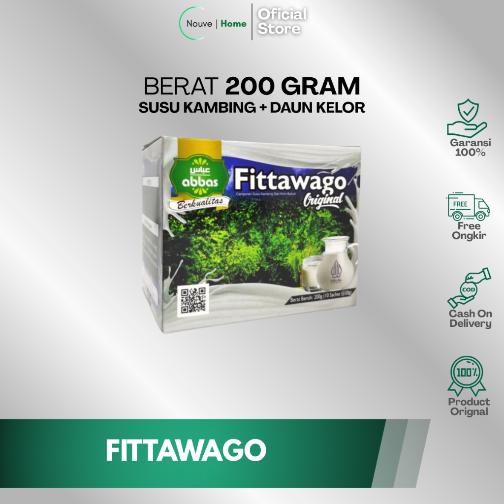 

SUSU KAMBING BUBUK + DAUN KELOR FITTAWAGO - original abbas 100%