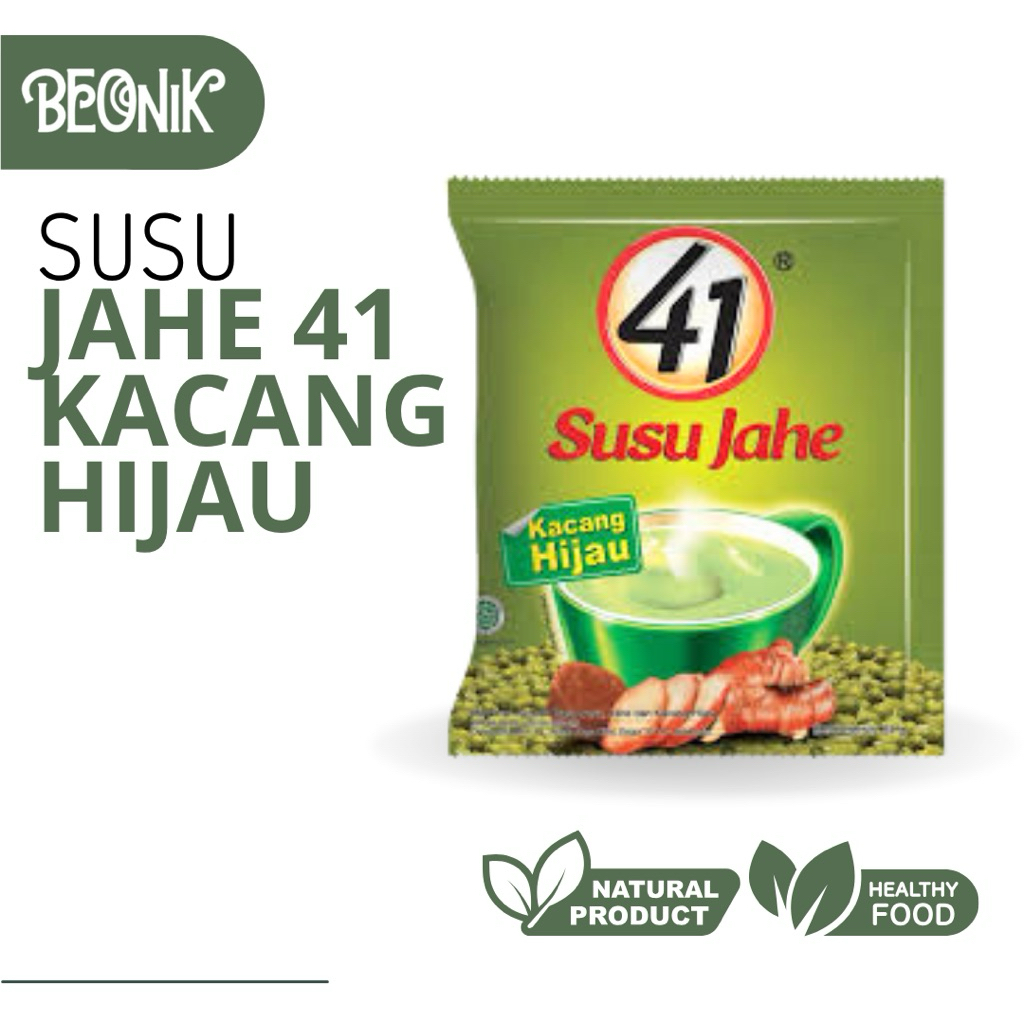 Susu Jahe 41 Kacang Hijau Isi 10 Sachet