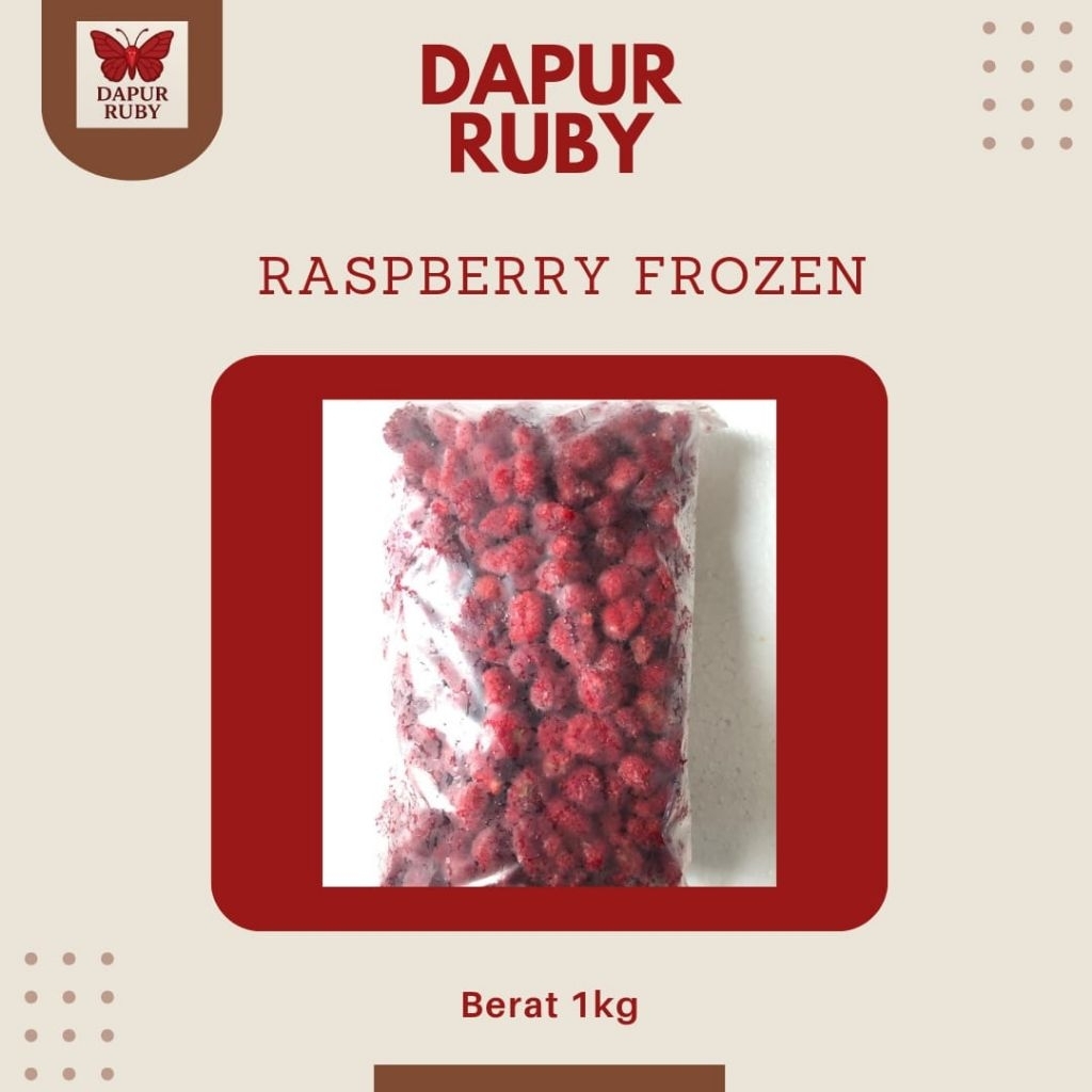 

Buah Raspberry Frozen 1kg – Premium Import, Siap Konsumsi & Olah