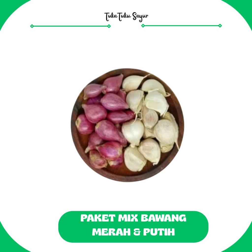 

PAKET MIX BAWANG MERAH PUTIH 100gr - TukaTuku Sayur