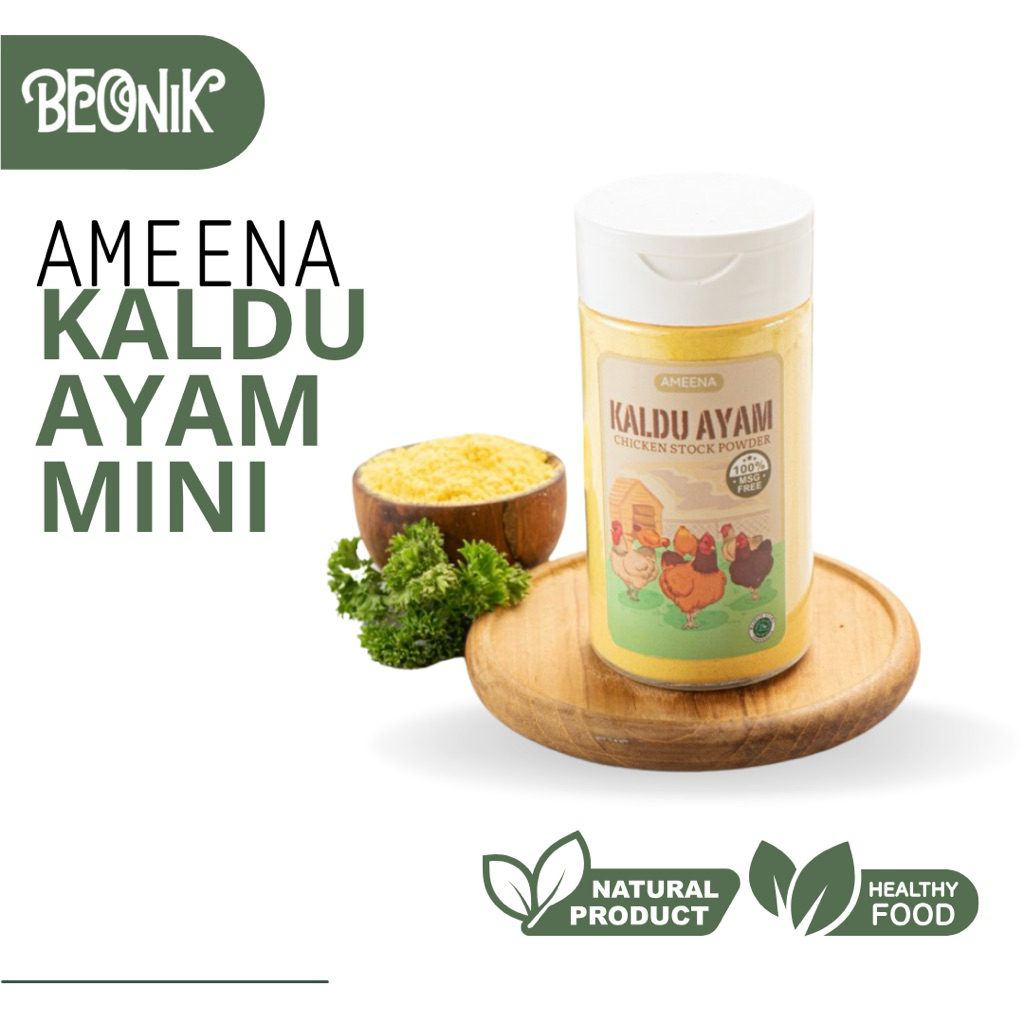 

[ MINI ] Kaldu Ayam Non-MSG Asli 80GR | Ameena Premium Quality