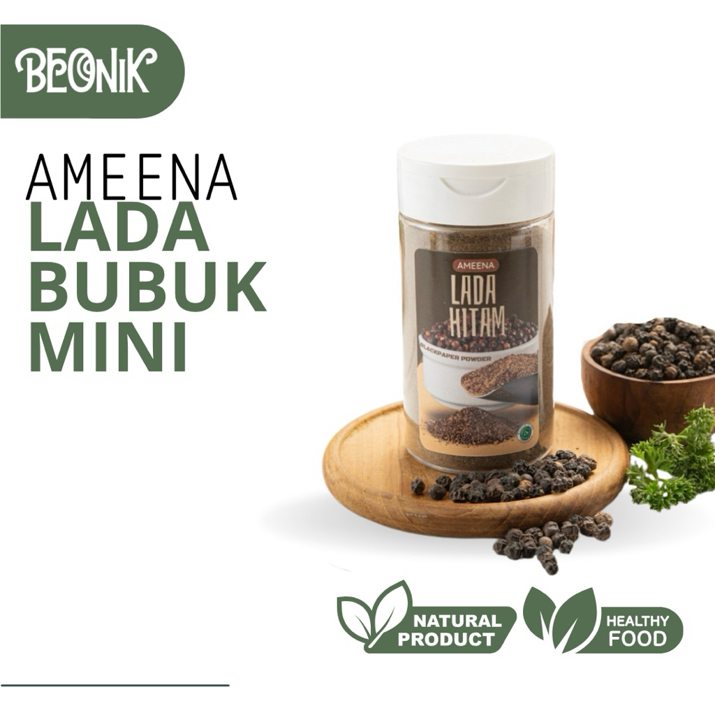 

[ MINI ] Lada Hitam Bubuk Murni 60GR | Ameena Premium Quality