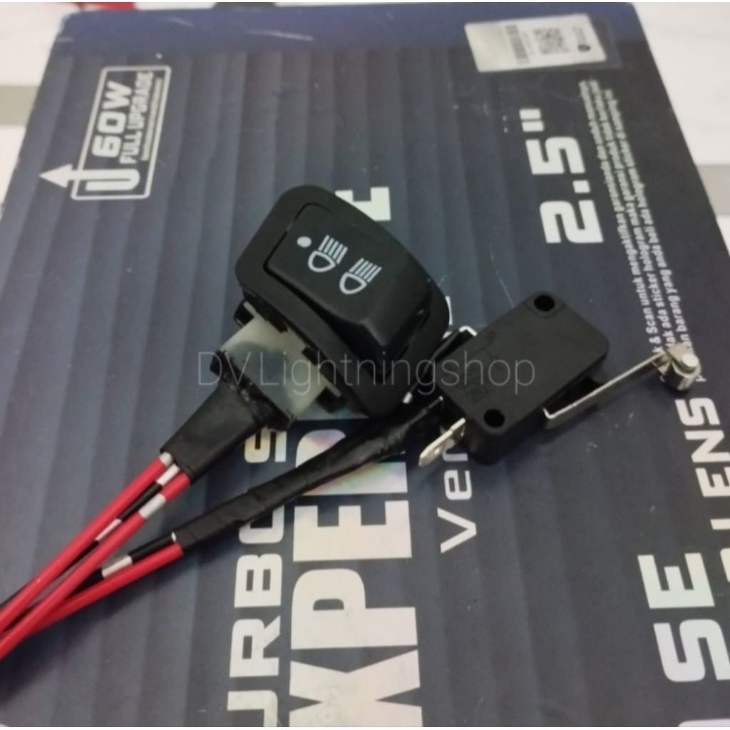 Paket Saklar 3 Mode + Piw Piw Micro Switch Beat Vario