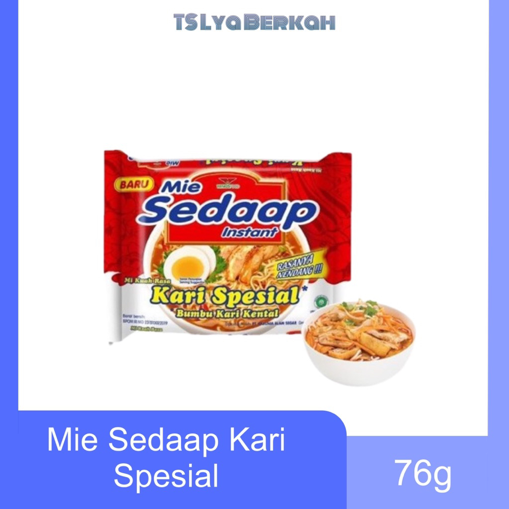 

Mie Sedaap Rasa Kari Spesial 76g (ecer dan grosir)