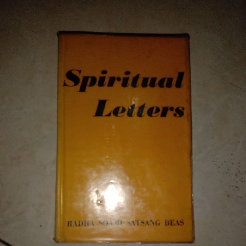 BUKU SPIRITUAL LETTERS,RADHA SOAMI SATSANG BEAS